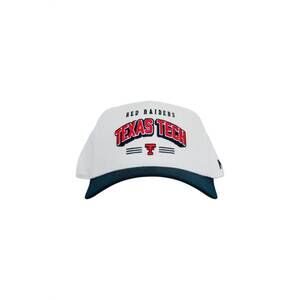 NEW NO RIVALS men's texas tech letterman hat in white